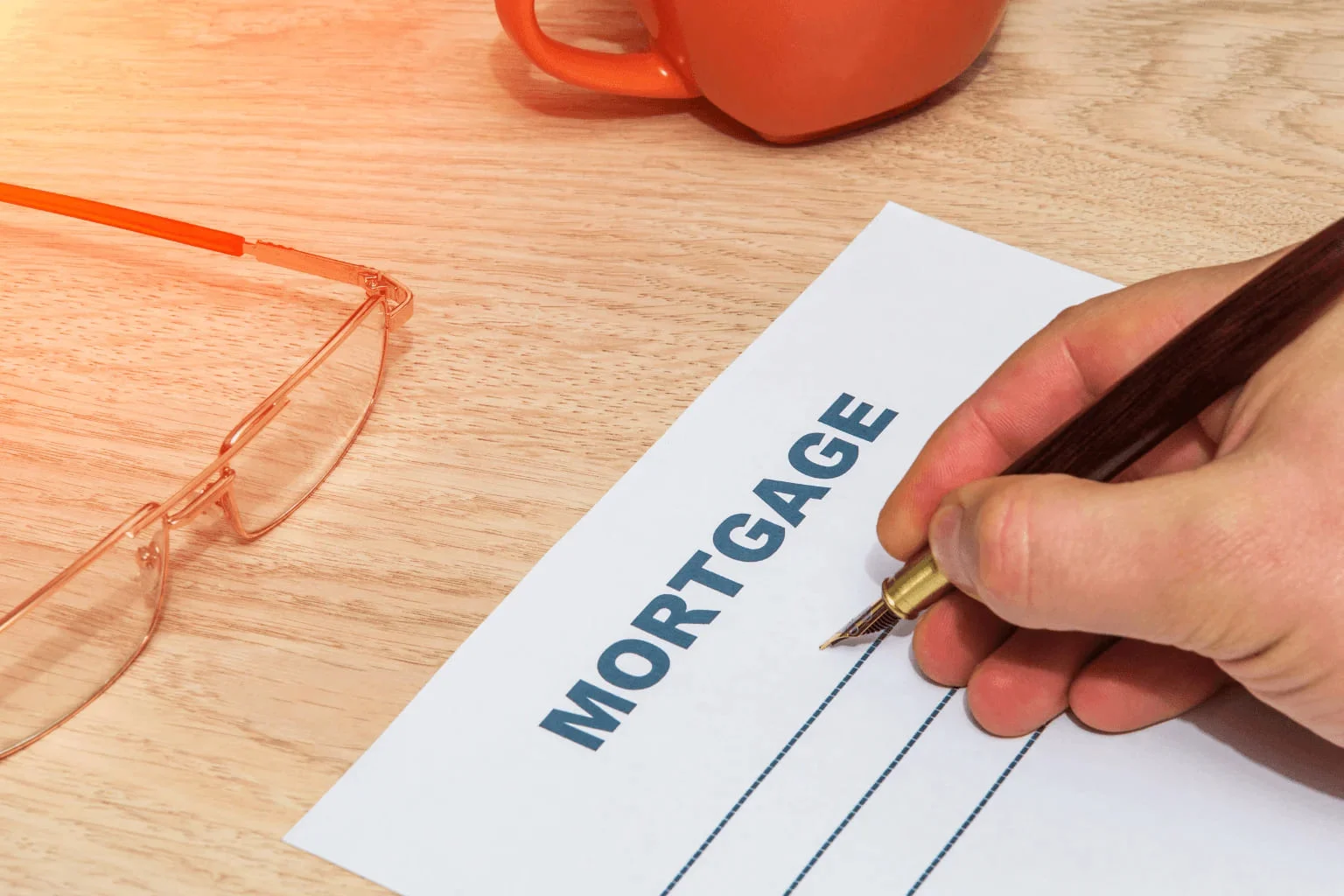 Homebuyer Mistakes in Pleasant Hill Homebuyer reviewing mortgage preapproval documents